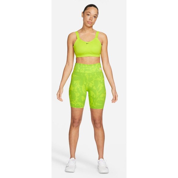 NWT Nike Women's One Luxe Icon Clash Mid-Rise Training Bike Shorts - Picture 2 of 5